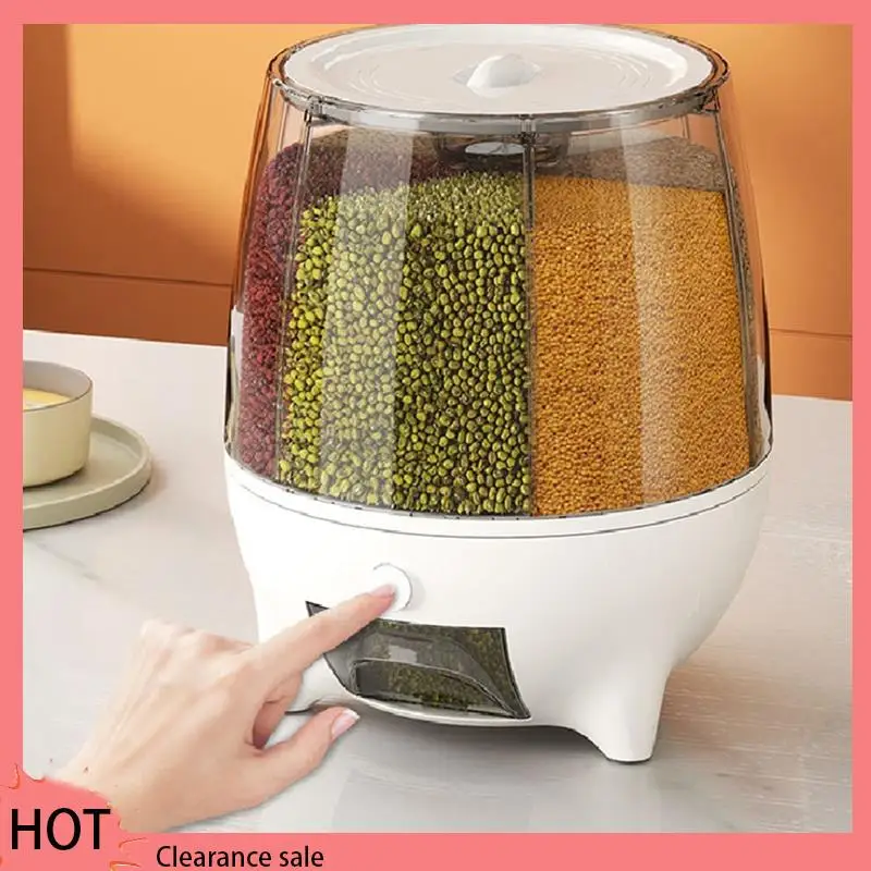 A88Z 360 Rotating Food Dispenser Measurements Bucket Cereal Dispenser For Kitchen Moisture-Proof Sealed Cereal Dispenser A Durab
A88Z 360 Rotating Food Dispenser Measurements Bucket Cereal Dispenser For Kitchen Moisture-Proof Sealed Cereal Dispenser A Durab