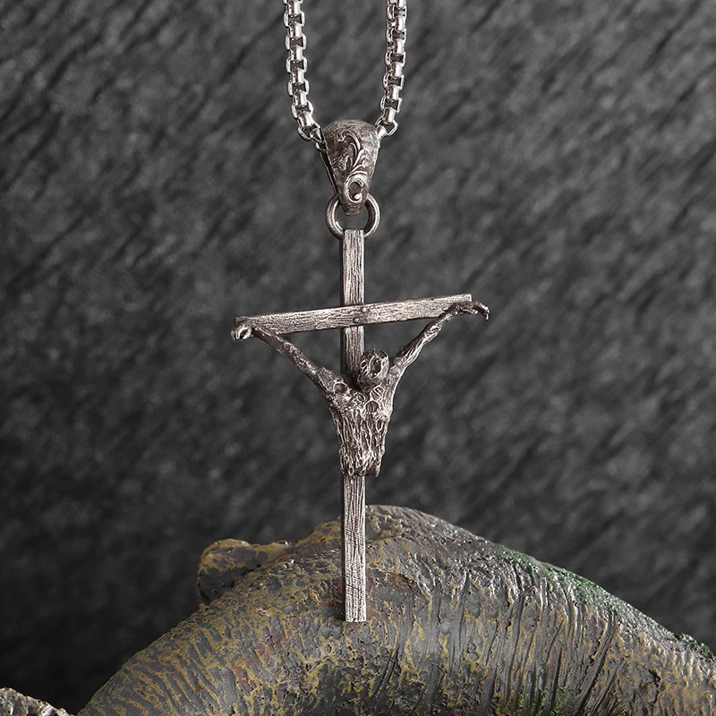 Vintage Christian Jesus Cross Pendant Necklace Men and Women Prayer Amulet Jewelry
Vintage Christian Jesus Cross Pendant Necklace Men and Women Prayer Amulet Jewelry