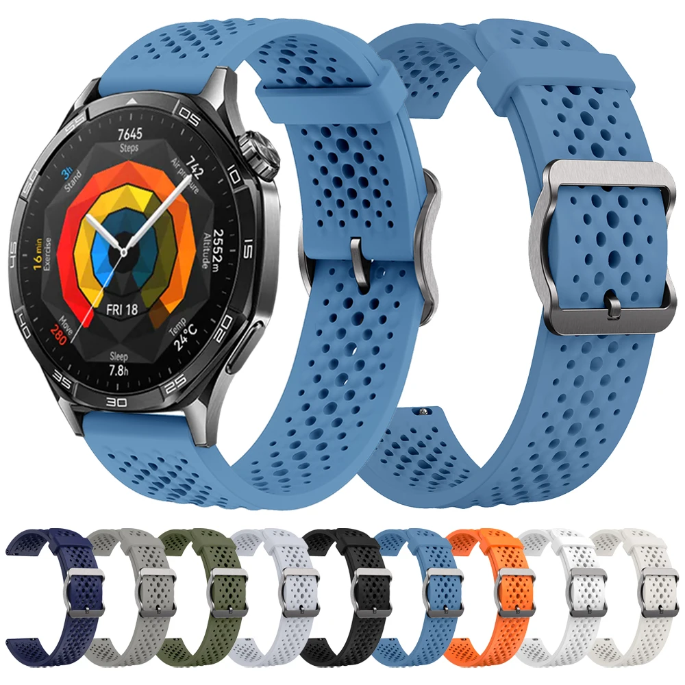 Ремешок силиконовый для HUAWEI WATCH GT 5 4 3 2 46 мм, спортивный браслет для наручных часов HUAWEI WATCH 4 3 Pro, 22 мм
Ремешок силиконовый для HUAWEI WATCH GT 5 4 3 2 46 мм, спортивный браслет для наручных часов HUAWEI WATCH 4 3 Pro, 22 мм