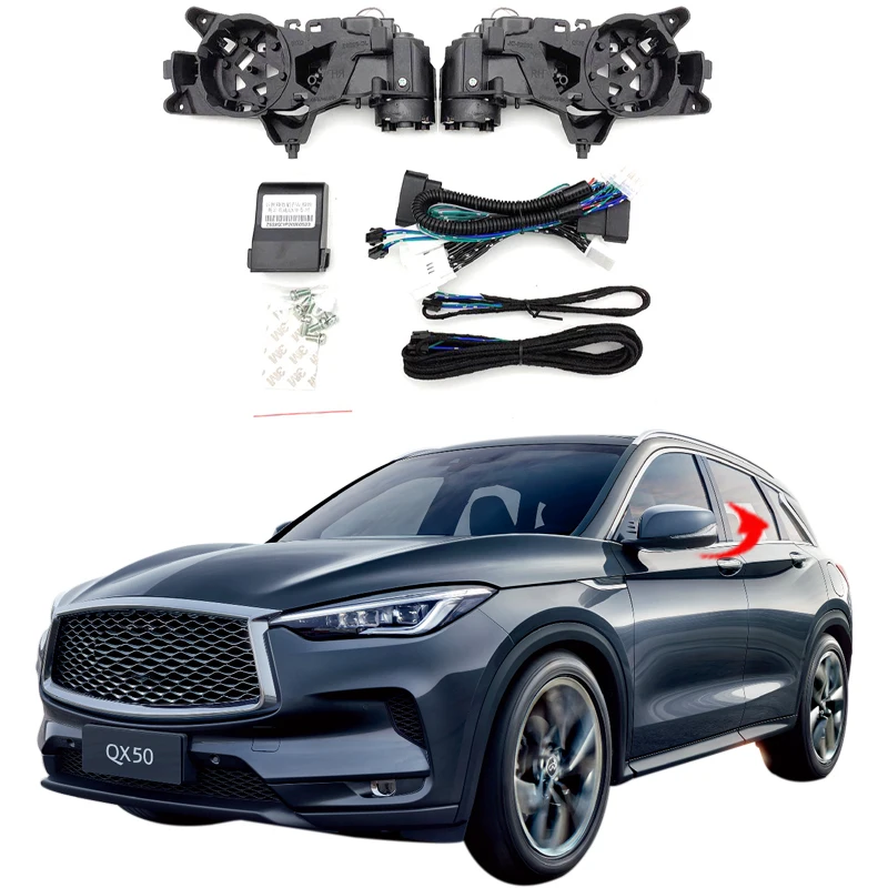 For Infiniti Qx50L 2018+ Auto Intelligent Automatic Car Electric Rearview Side Mirror Folding System Kit Modules
For Infiniti Qx50L 2018+ Auto Intelligent Automatic Car Electric Rearview Side Mirror Folding System Kit Modules