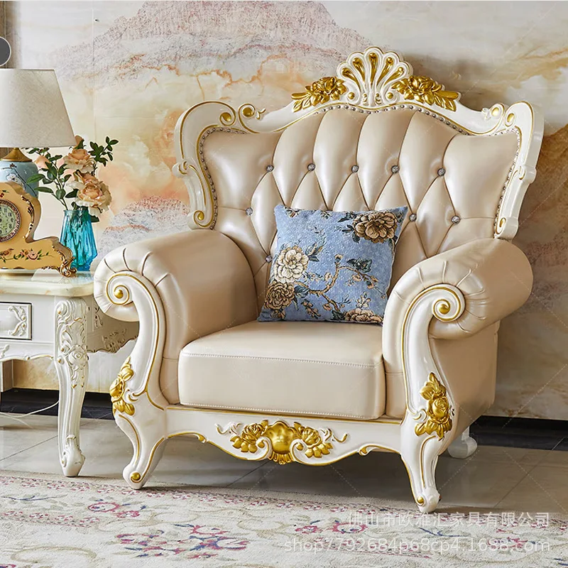 b7- European leather sofa living room furniture, high-end solid wood carving flower luxury first layer cowhide leather sofa
b7- European leather sofa living room furniture, high-end solid wood carving flower luxury first layer cowhide leather sofa