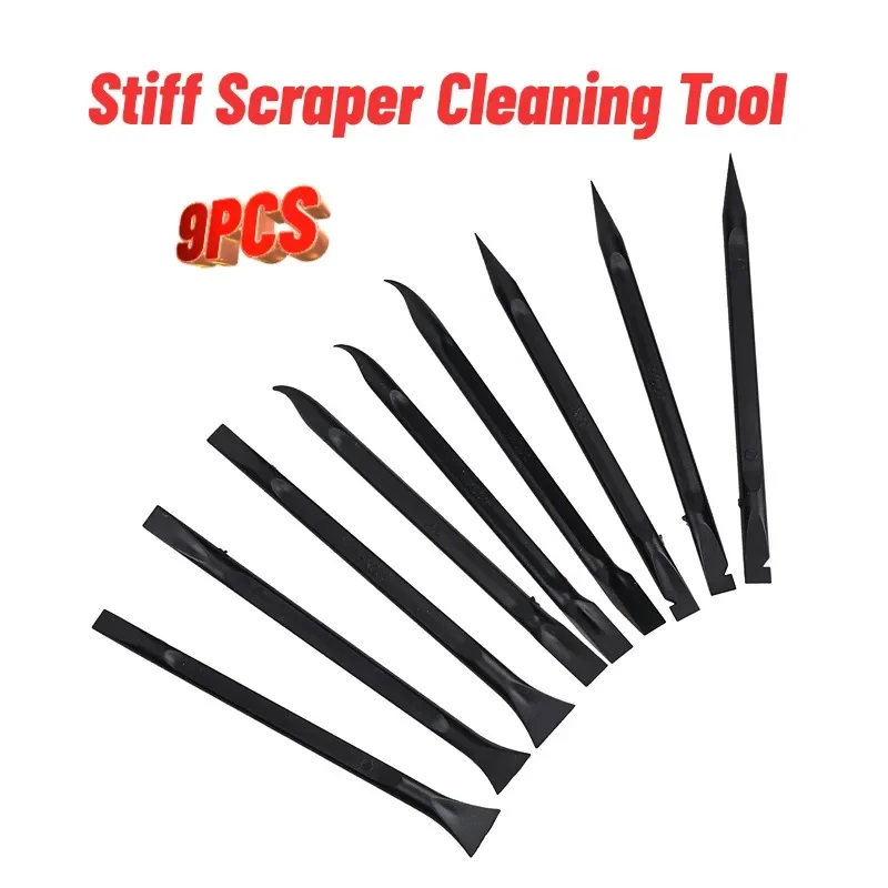 9Pcs Plastic Scraper Multi-Purpose Non-Scratch Plastic Scraper Tool Small Narrow Spaces Crevice Cleaning Tool Wide Scraper Head
9Pcs Plastic Scraper Multi-Purpose Non-Scratch Plastic Scraper Tool Small Narrow Spaces Crevice Cleaning Tool Wide Scraper Head