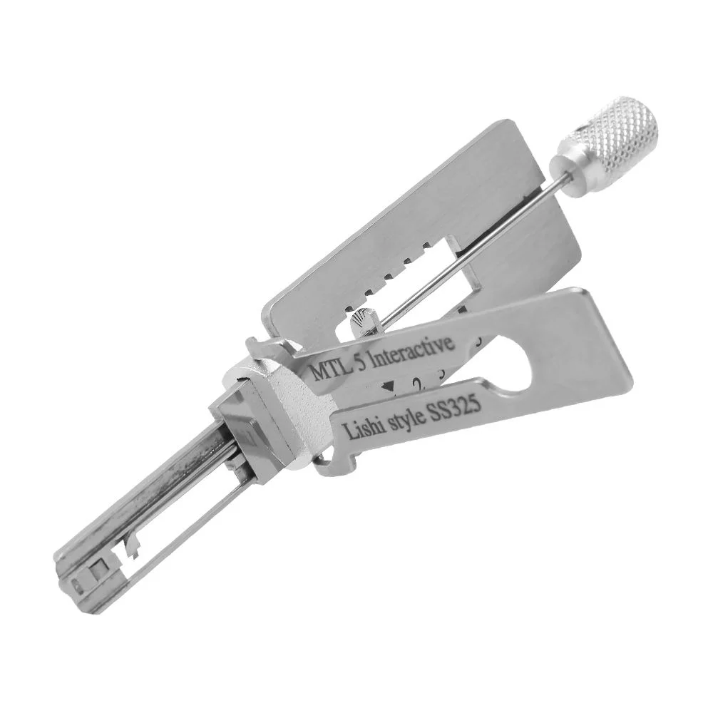 MTL 5 SS325 Interactive LISHI 2-in-1 High Quality Residential Professional Locksmith Supplies Repair Tools
MTL 5 SS325 Interactive LISHI 2-in-1 High Quality Residential Professional Locksmith Supplies Repair Tools