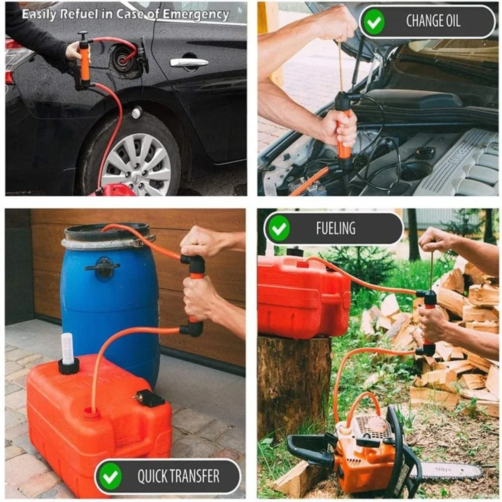 PVC Tube Manual Fuel Pump Self Priming with Clamp Fuel Tank Suction Pump Air Pump Design Gas Siphon Hose Pump Car Fuel Transfer
PVC Tube Manual Fuel Pump Self Priming with Clamp Fuel Tank Suction Pump Air Pump Design Gas Siphon Hose Pump Car Fuel Transfer