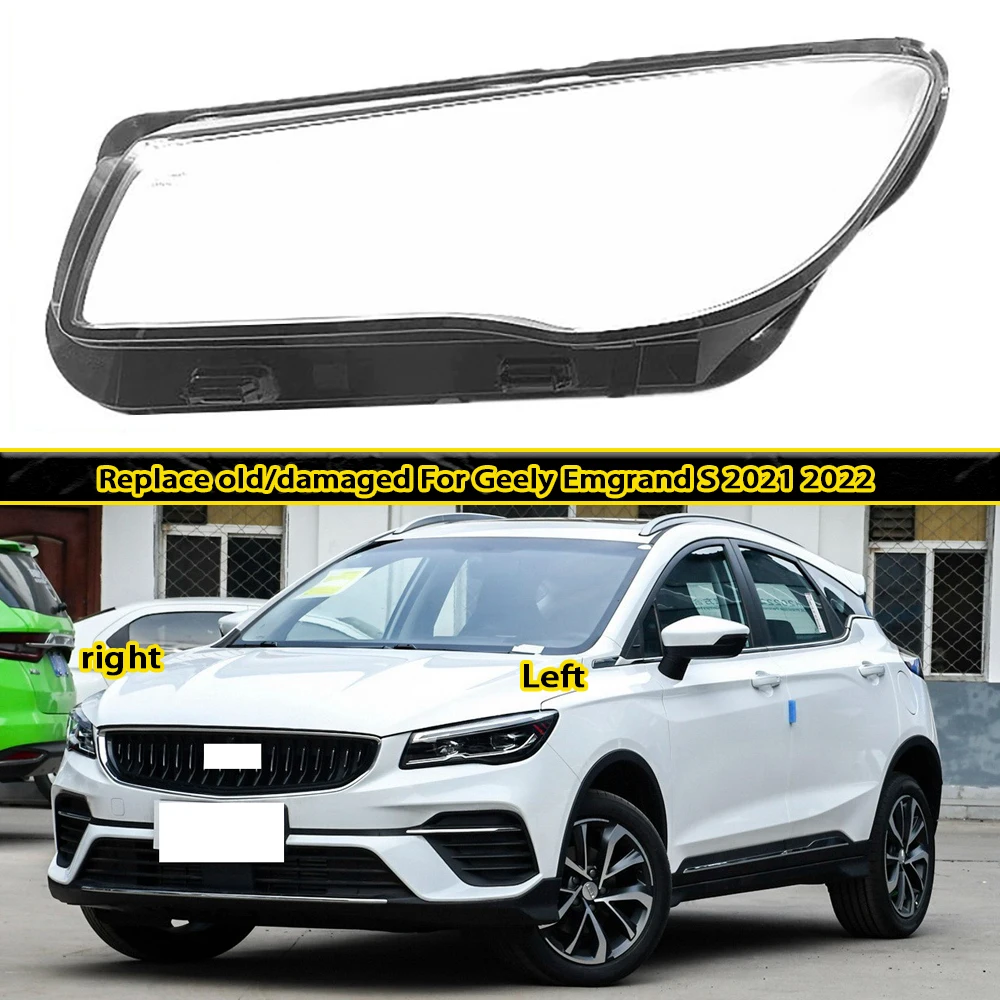 For Geely Emgrand S 2021 2022 Headlamp Lamp Cover Headlight Shell Transparent Mask Lens Plexiglass Replace Original Lampshade
For Geely Emgrand S 2021 2022 Headlamp Lamp Cover Headlight Shell Transparent Mask Lens Plexiglass Replace Original Lampshade