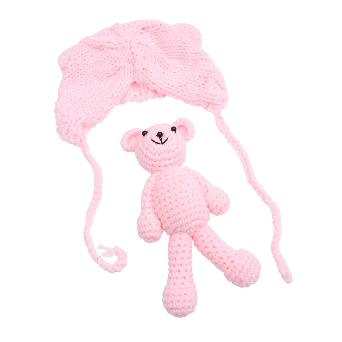 Baby Photo Hat Light Pink Knitted Bear Ears Newborn Photography Prop Infant Photo Cap for 0-6 Months Baby Photography Hat
Baby Photo Hat Light Pink Knitted Bear Ears Newborn Photography Prop Infant Photo Cap for 0-6 Months Baby Photography Hat