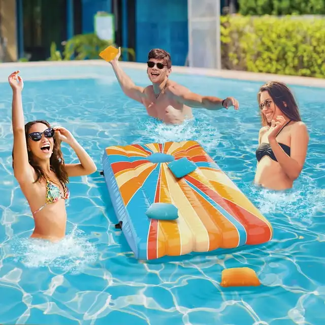 Cipton Juego de Lanzamiento de Cornhole con Piscina Inflable de 35 Pulgadas para Niños y Adultos
Cipton Juego de Lanzamiento de Cornhole con Piscina Inflable de 35 Pulgadas para Niños y Adultos