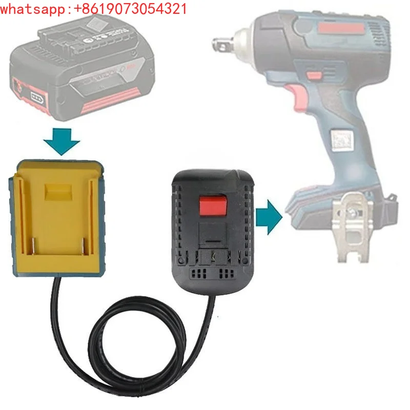 It is suitable for 18V battery to lithium battery tool weight reducer buckle and interchange extension cord
It is suitable for 18V battery to lithium battery tool weight reducer buckle and interchange extension cord