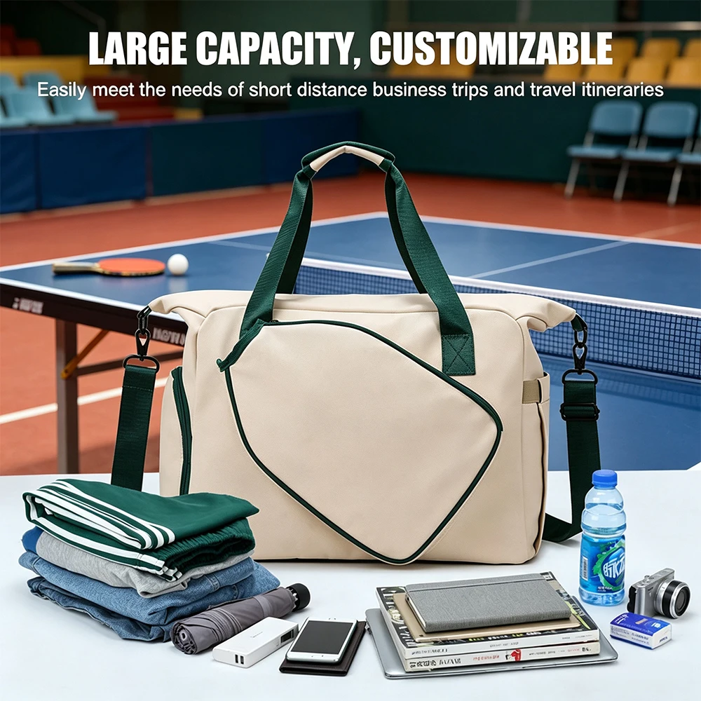 1pcs Table Tennis Racket Bag Large Capacity Waterproof Multipurpose Sports Handbag with with Shoes Compartment and Wet Pocket
1pcs Table Tennis Racket Bag Large Capacity Waterproof Multipurpose Sports Handbag with with Shoes Compartment and Wet Pocket