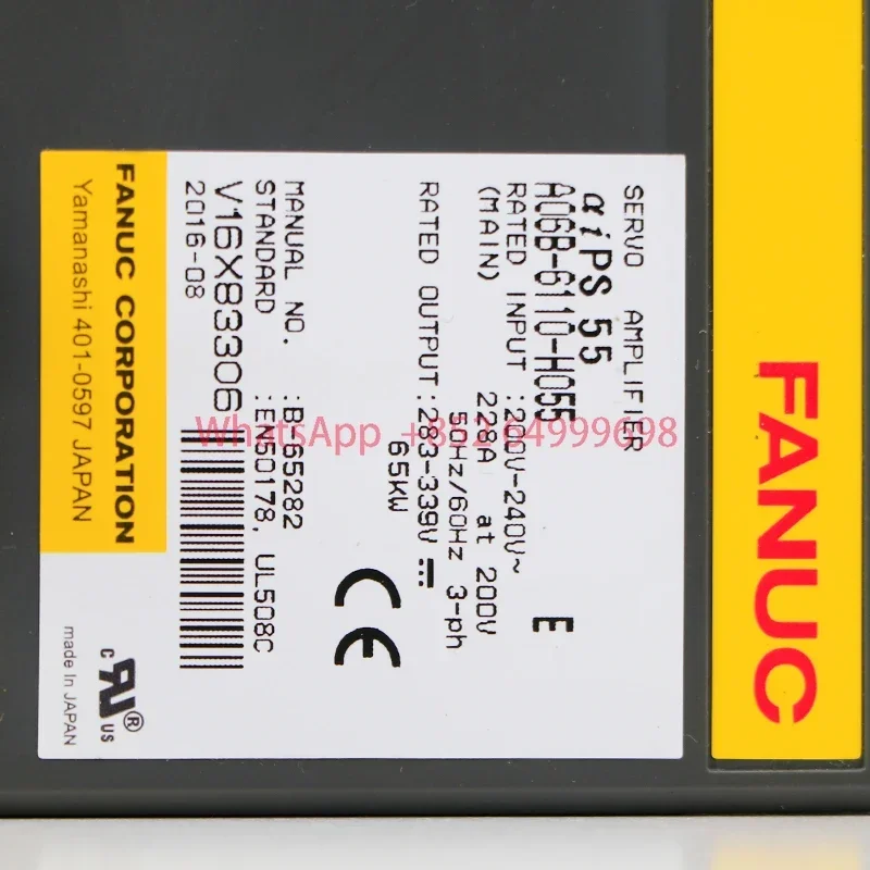 A06B-6110-H055 servo power supply for CNC System
A06B-6110-H055 servo power supply for CNC System