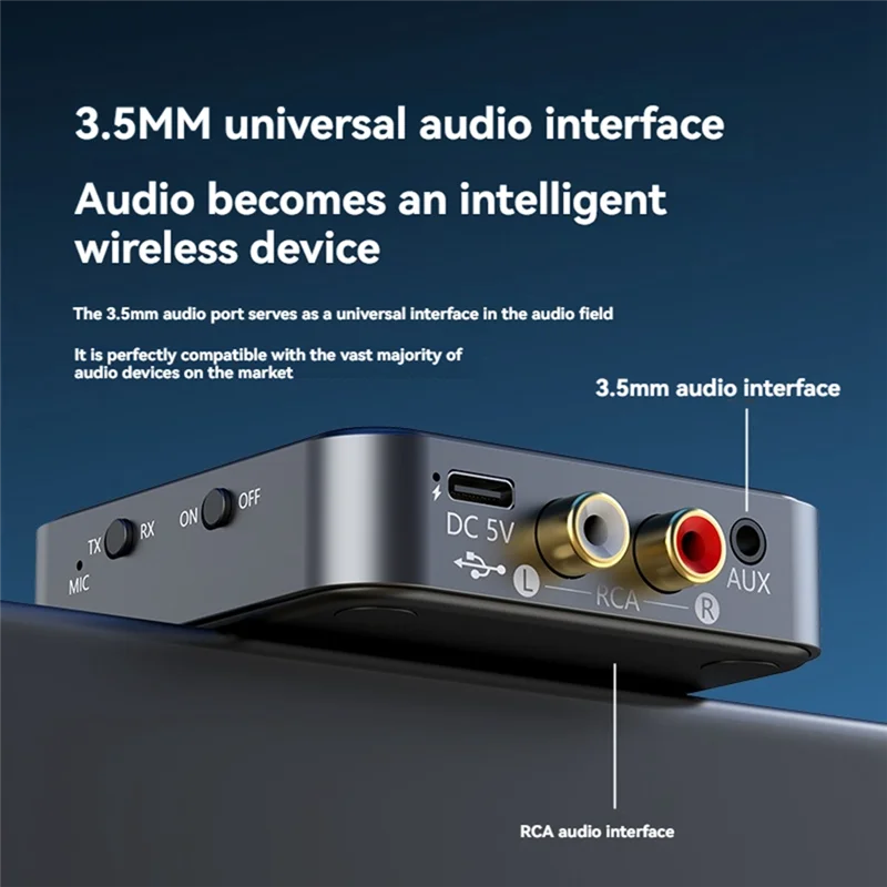 B92B-QCCV Bluetooth 5,4 стерео аудиоприемник-передатчик 3,5 мм AUX, микрофон беспроводной адаптер для наушников ТВ ПК автомобильные колонки
B92B-QCCV Bluetooth 5,4 стерео аудиоприемник-передатчик 3,5 мм AUX, микрофон беспроводной адаптер для наушников ТВ ПК автомобильные колонки