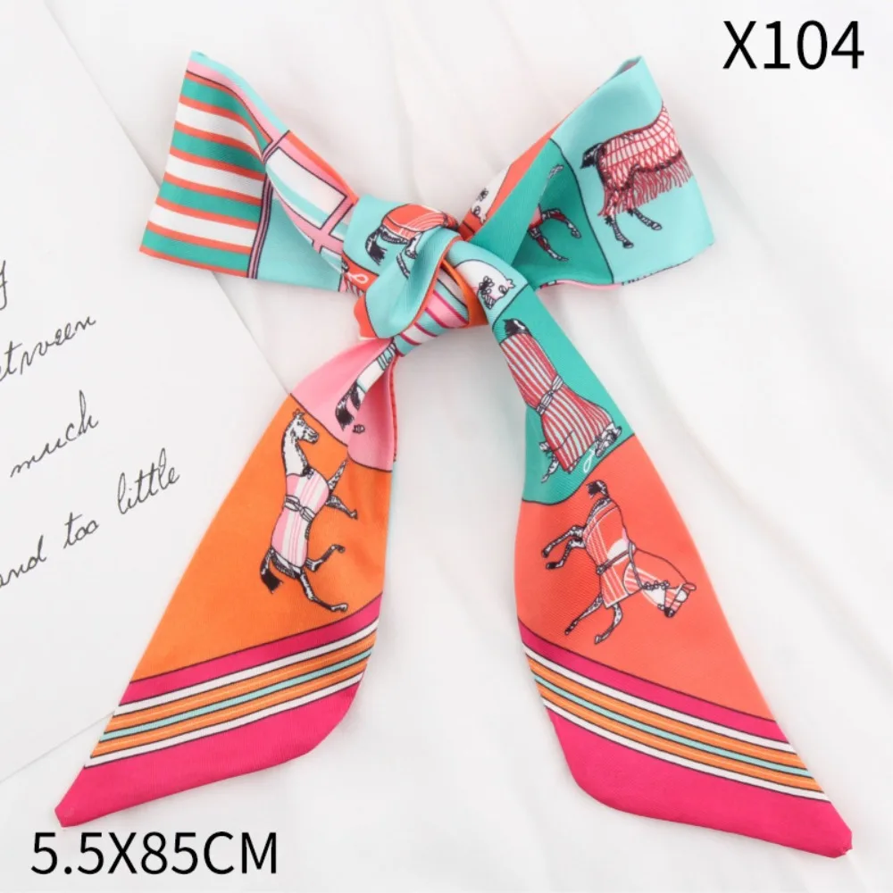 New Horse Printing Printed Silk Scarf Luxury Retro Neck Strap Versatile Long Silk Scarves
New Horse Printing Printed Silk Scarf Luxury Retro Neck Strap Versatile Long Silk Scarves