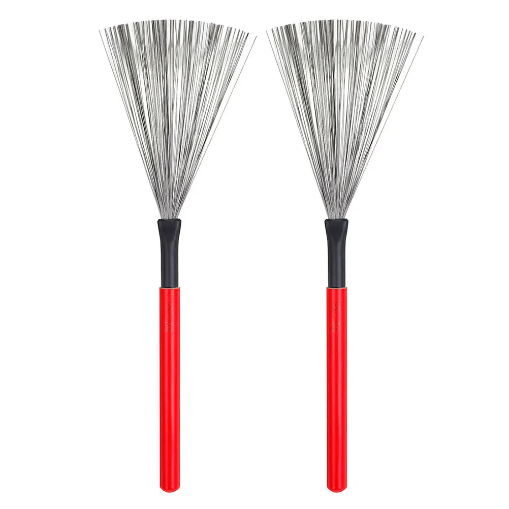 2Pcs Drum Brush Set Wood Handle Wire Drum Brushes for Jazz Drumming Practice Beginner Drummer Percussion Accessories
2Pcs Drum Brush Set Wood Handle Wire Drum Brushes for Jazz Drumming Practice Beginner Drummer Percussion Accessories