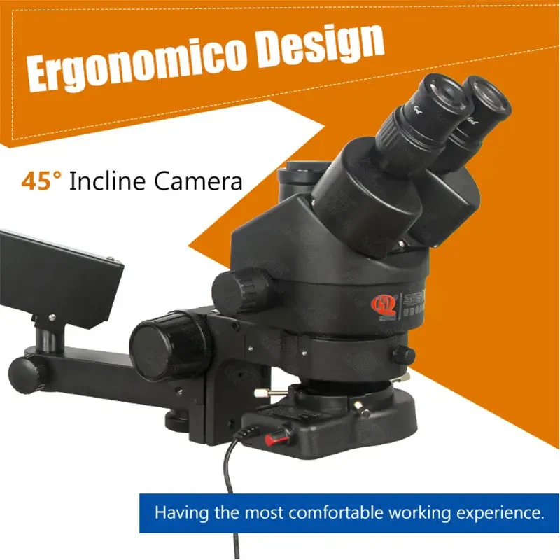 New Table Clamp Type Pillar Stand 7X-45X Trinocular Binocular Zoom Stereo Phone Repair Microscope For Electronic Repairing
New Table Clamp Type Pillar Stand 7X-45X Trinocular Binocular Zoom Stereo Phone Repair Microscope For Electronic Repairing