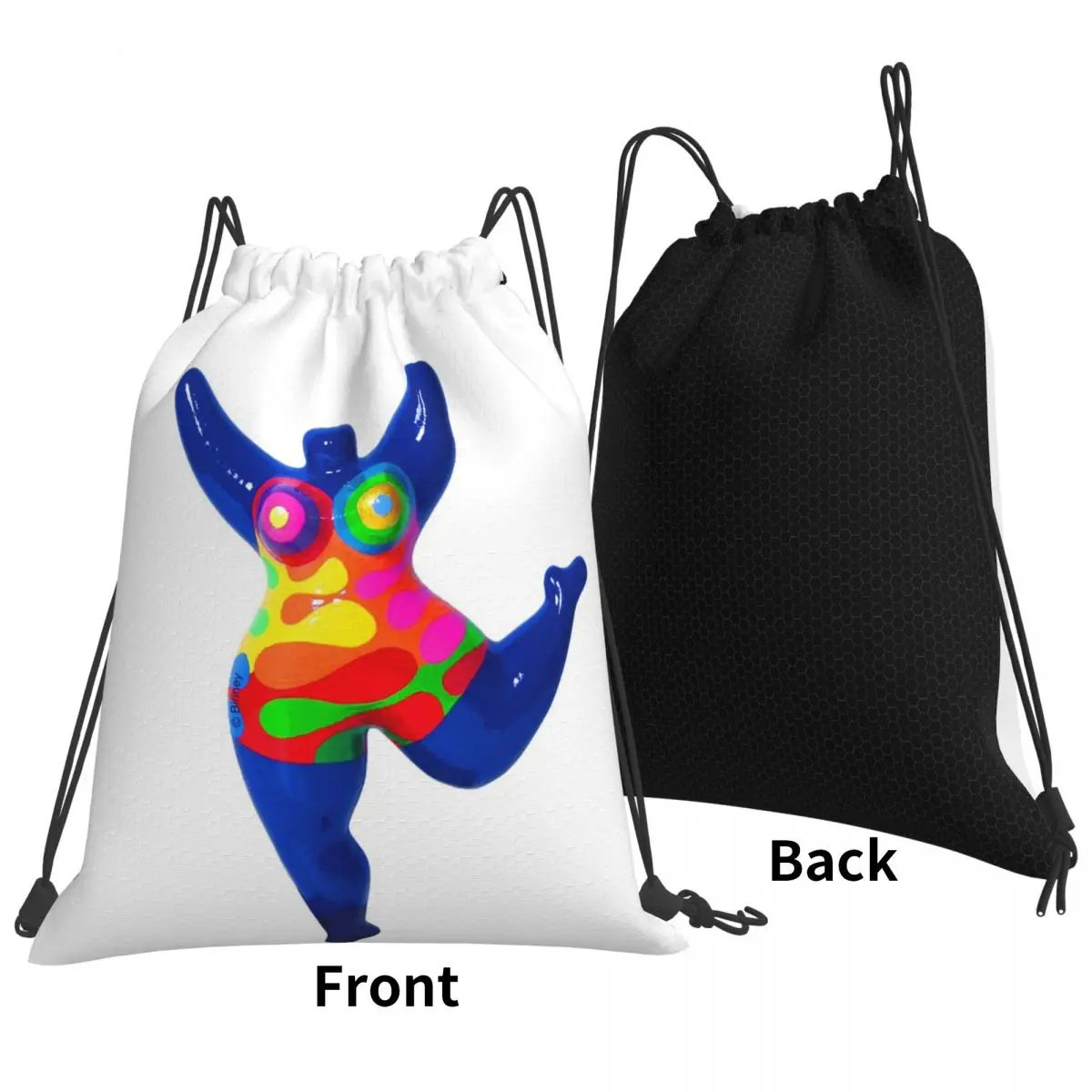 Blue Nana Biriney Tribute To Niki De Saint Phalle Backpacks Fashion Drawstring Bags Storage Bag Book Bags for Man Woman School
Blue Nana Biriney Tribute To Niki De Saint Phalle Backpacks Fashion Drawstring Bags Storage Bag Book Bags for Man Woman School