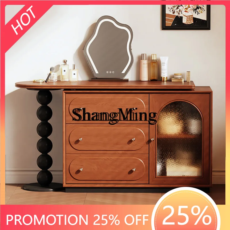 FG good-looking solid wood dresser chest integrated bedroom simple modern new retro makeup table
FG good-looking solid wood dresser chest integrated bedroom simple modern new retro makeup table