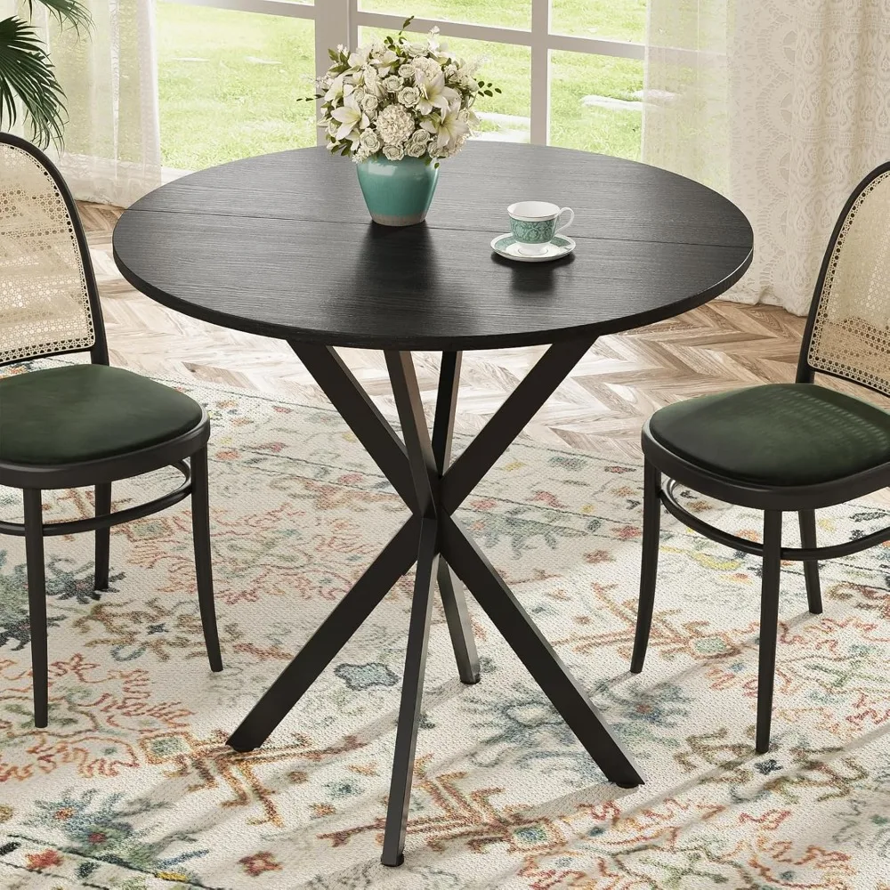 Unovivy 31.5" Small Round Dining Table for 2-4, Wood Circle Dinner Breakfast Kitchen Table, Mid Century Modern Round Dining Room
Unovivy 31.5" Small Round Dining Table for 2-4, Wood Circle Dinner Breakfast Kitchen Table, Mid Century Modern Round Dining Room