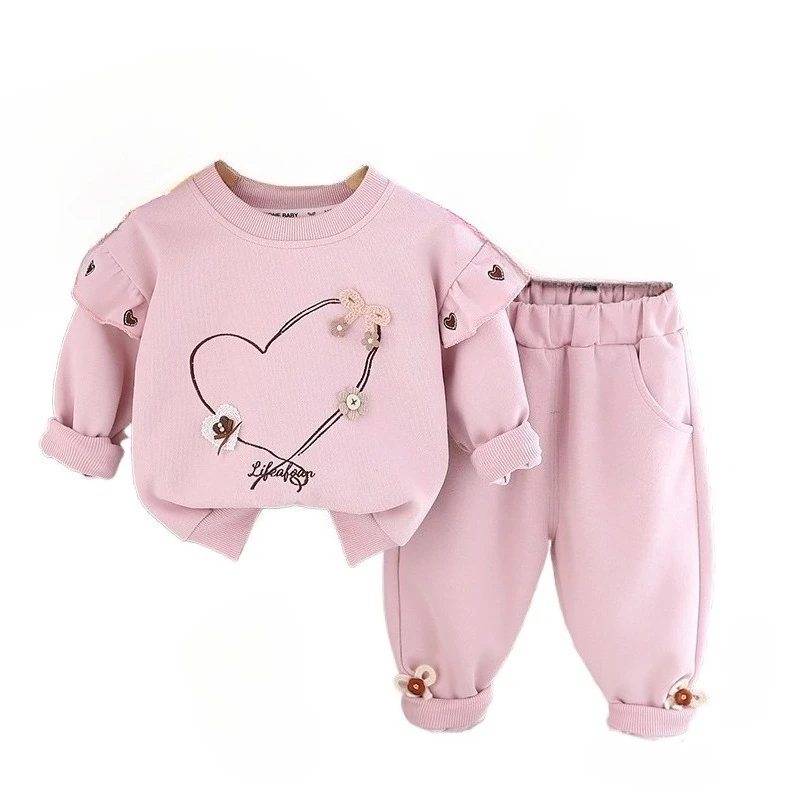 New Spring Autumn Baby Clothes Suit Children Girls Long Sleeved T-Shirt Pants 2Pcs/Sets Infant Casual Costume Kids Tracksuits
New Spring Autumn Baby Clothes Suit Children Girls Long Sleeved T-Shirt Pants 2Pcs/Sets Infant Casual Costume Kids Tracksuits