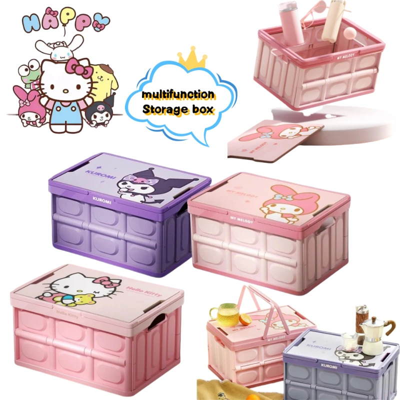 Hello Kitty My melody anime peripheral storage boxCar trunk foldable large capacity storage box multi-functional organizer box
Hello Kitty My melody anime peripheral storage boxCar trunk foldable large capacity storage box multi-functional organizer box