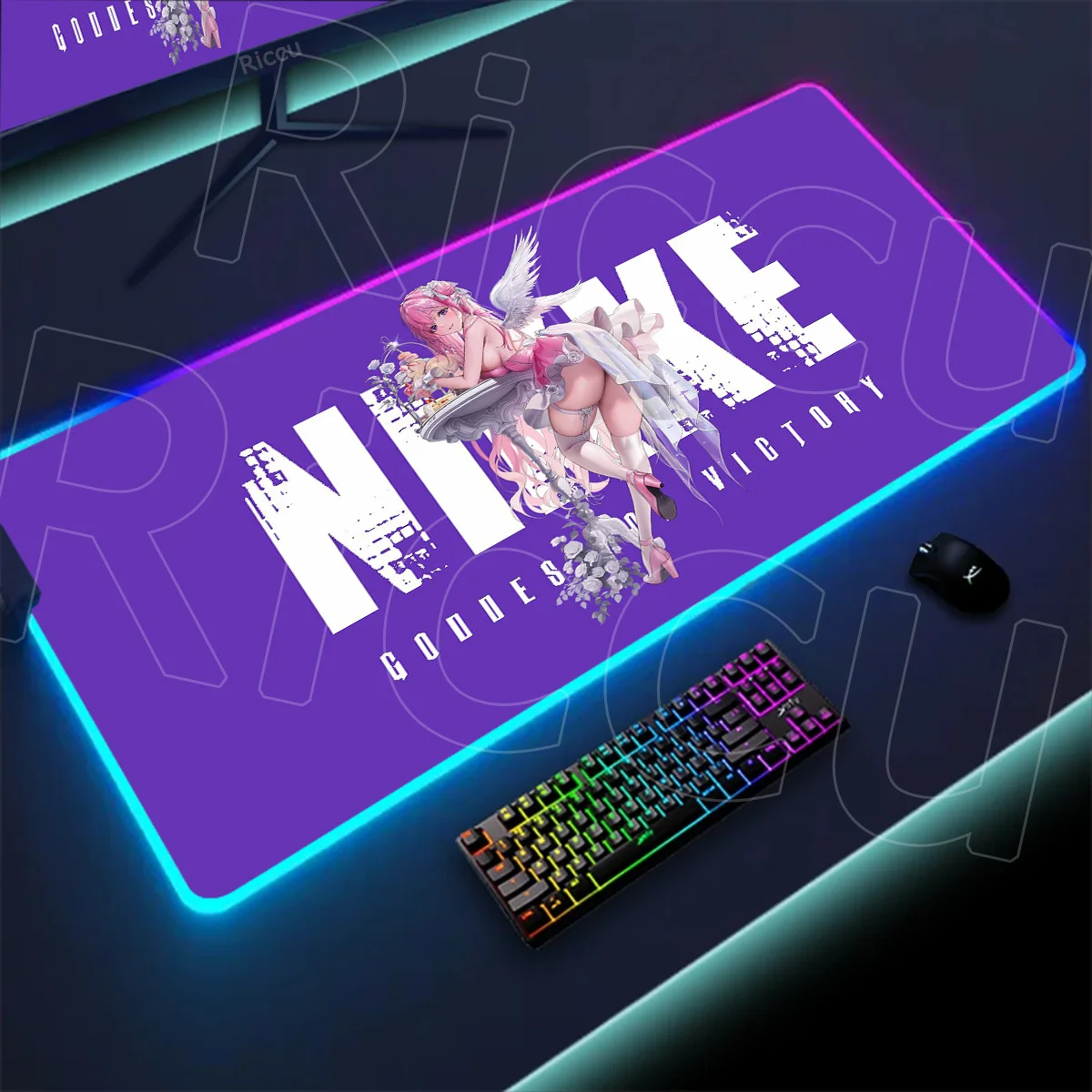HD Game Goddess of Victory NIKKE RGB Коврик для мыши Аниме Девушка Запирающийся край Настольный коврик Нескользящий резиновый коврик Негабаритный коврик для геймерской клавиатуры
HD Game Goddess of Victory NIKKE RGB Коврик для мыши Аниме Девушка Запирающийся край Настольный коврик Нескользящий резиновый коврик Негабаритный коврик для геймерской клавиатуры