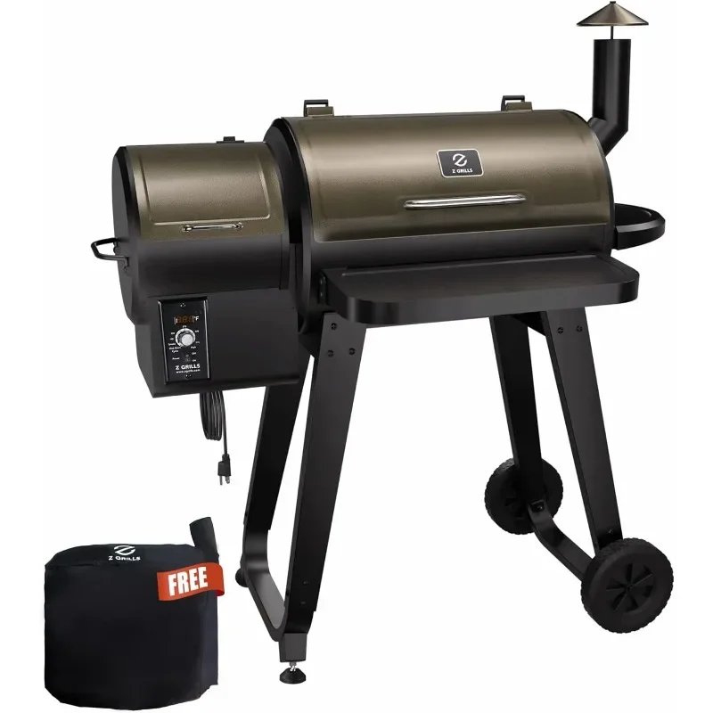 Grill Smoker,8 in 1 Portable with Automatic Temperature Control,Foldable Front Shelf,Rain Cover,459 sq in Cooking Area
Grill Smoker,8 in 1 Portable with Automatic Temperature Control,Foldable Front Shelf,Rain Cover,459 sq in Cooking Area