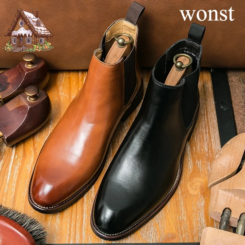 2026, мужские модные ботинки челси, классические модные ботинки из мягкой кожи с нескользящей резиновой подошвой, повседневные повседневные устойчивые ботильоны
2026, мужские модные ботинки челси, классические модные ботинки из мягкой кожи с нескользящей резиновой подошвой, повседневные повседневные устойчивые ботильоны