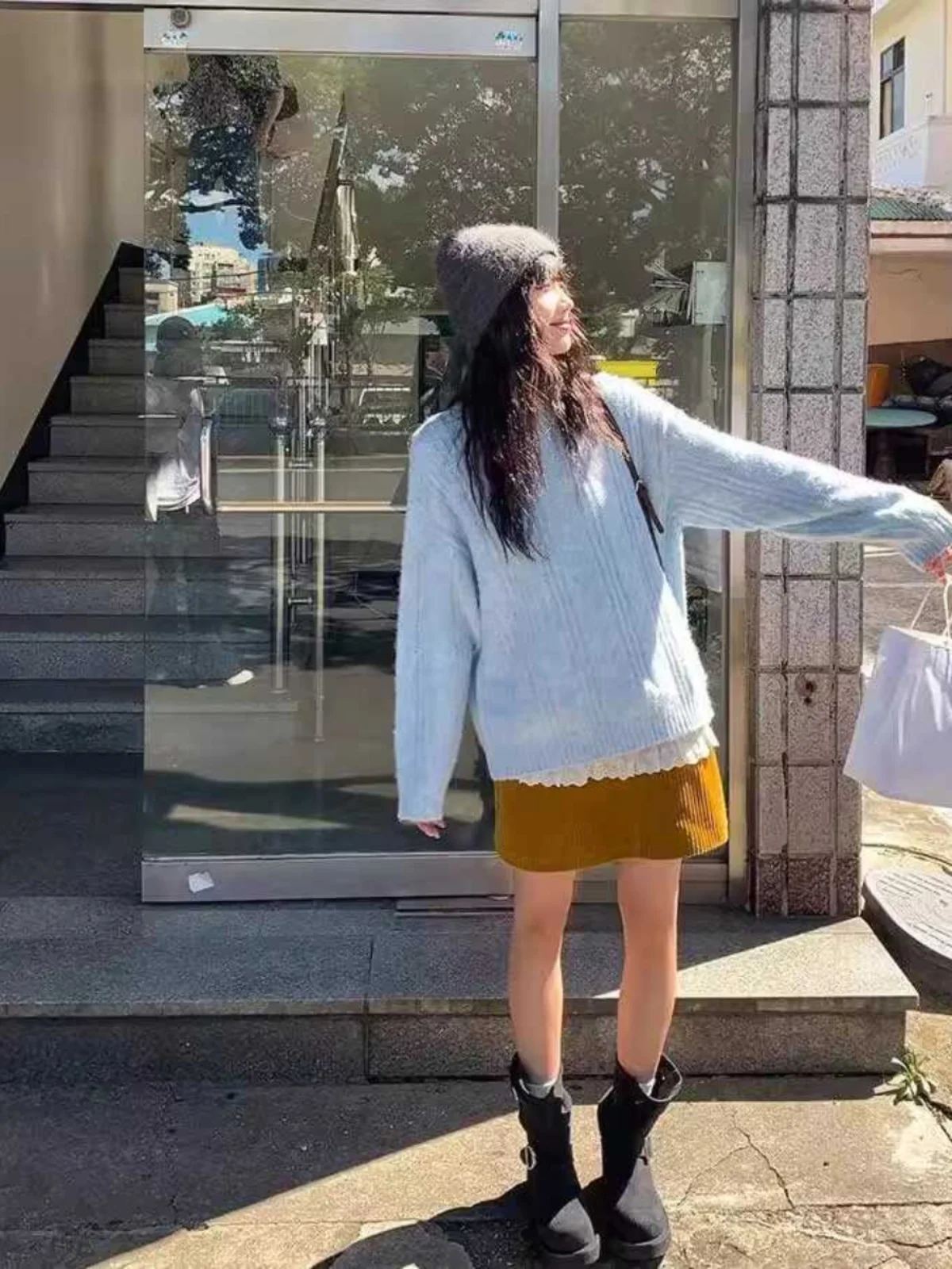 Cobalt Blue Corduroy A-Line Skirt Women's Autumn Winter 2024 New plus Size Retro Stripes High Waist ort Skirt
Cobalt Blue Corduroy A-Line Skirt Women's Autumn Winter 2024 New plus Size Retro Stripes High Waist ort Skirt