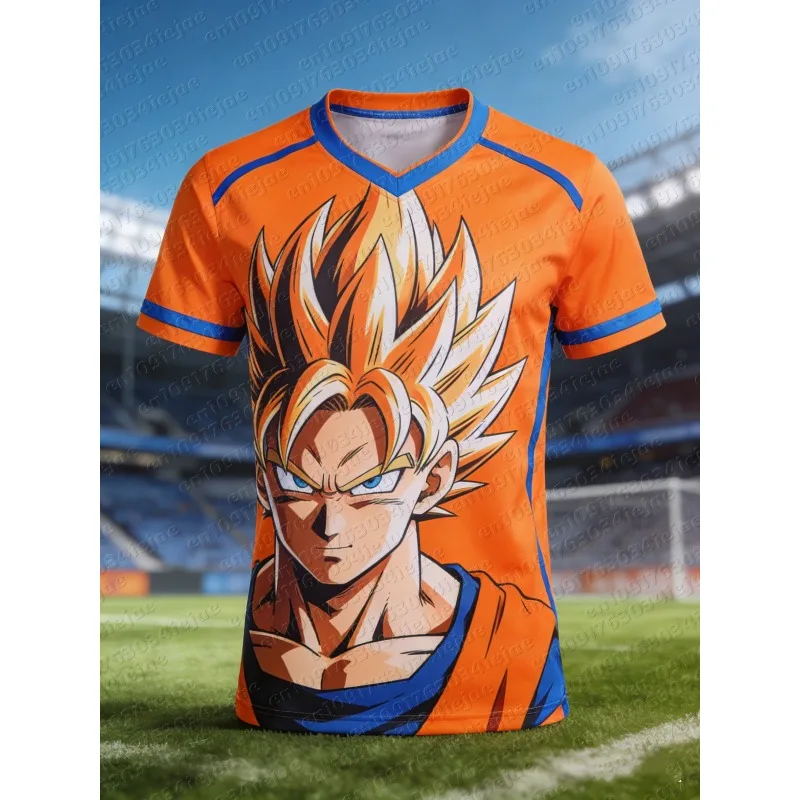 2026 New Adult Men's Dragon Ball Goku 3D Printed Football Jersey T-Shirt Kids Anime T-Shirt Special Football Jersey
2026 New Adult Men's Dragon Ball Goku 3D Printed Football Jersey T-Shirt Kids Anime T-Shirt Special Football Jersey