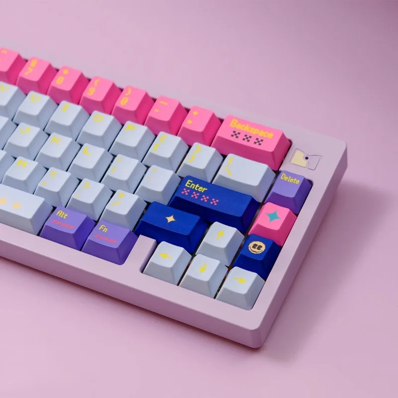 Blue and Pink Keycaps Original Design Cartoon Wooting Keycaps for Wireless Mechanical Keyboard Customization Cute Keycaps Gifts
Blue and Pink Keycaps Original Design Cartoon Wooting Keycaps for Wireless Mechanical Keyboard Customization Cute Keycaps Gifts