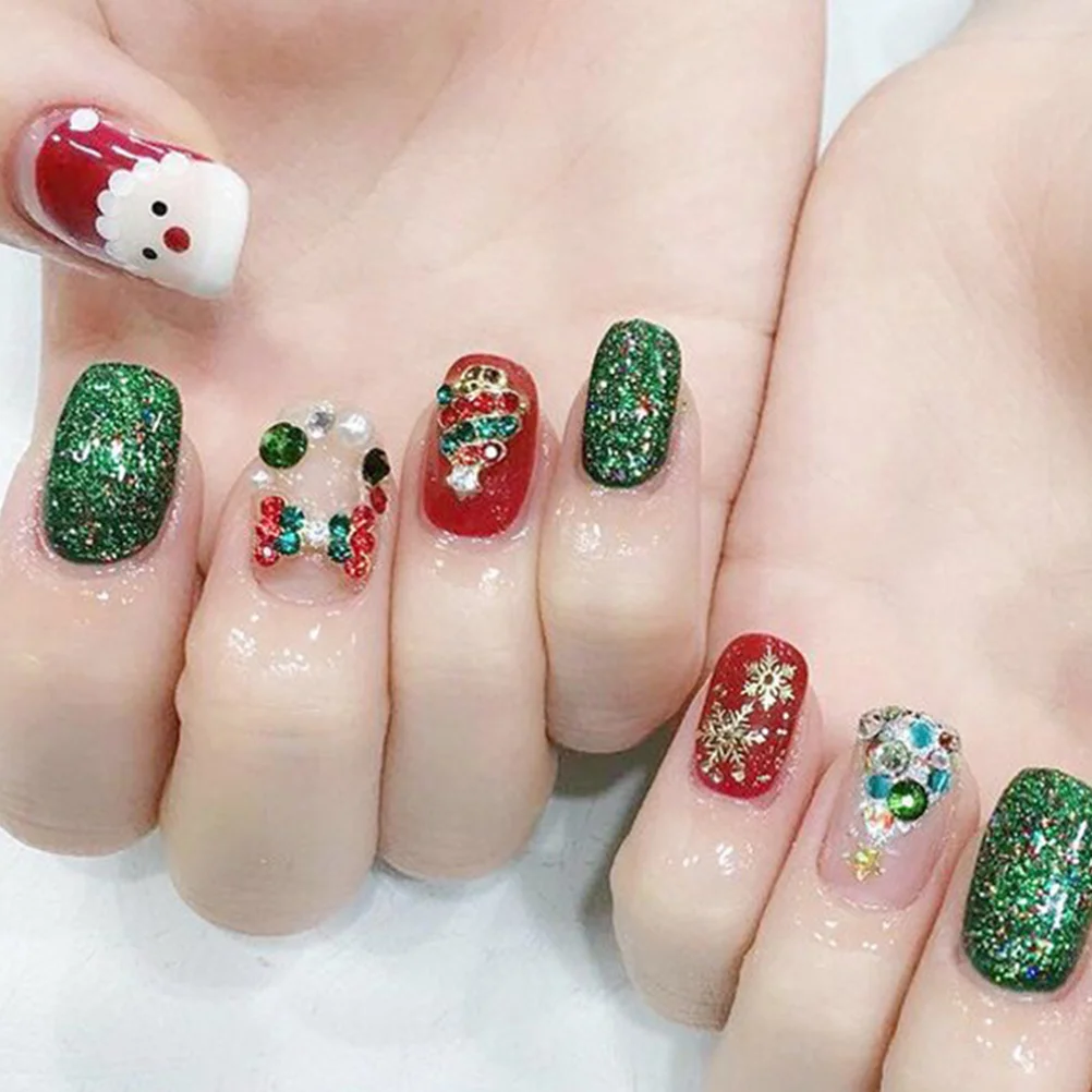 24pcs Art Christmas Theme Women Ornaments Metallic Manicure Decors Diy Nail Nail Ornament Jewelry Acrylic Nails
24pcs Art Christmas Theme Women Ornaments Metallic Manicure Decors Diy Nail Nail Ornament Jewelry Acrylic Nails