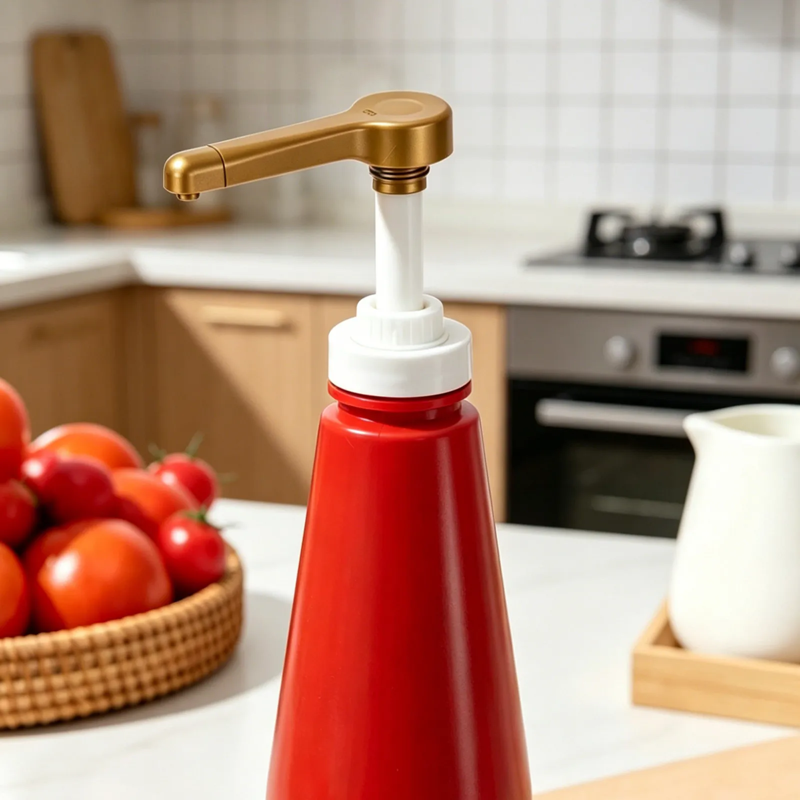 Gallon Pump Dispenser Quantitative Tomato Paste Pump Head Syrup Commercial Sauce Dispenser Syrup Pump Dispenses
Gallon Pump Dispenser Quantitative Tomato Paste Pump Head Syrup Commercial Sauce Dispenser Syrup Pump Dispenses