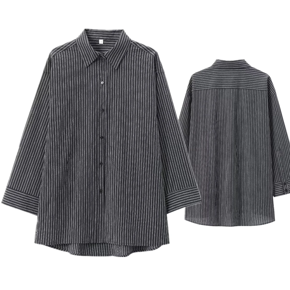 Jenny&Dave Vintage Striped Blouse Women French Minimalist Shirt Fashion Loose Boyfriend Style Long Sleeved Shirt Tops
Jenny&Dave Vintage Striped Blouse Women French Minimalist Shirt Fashion Loose Boyfriend Style Long Sleeved Shirt Tops
