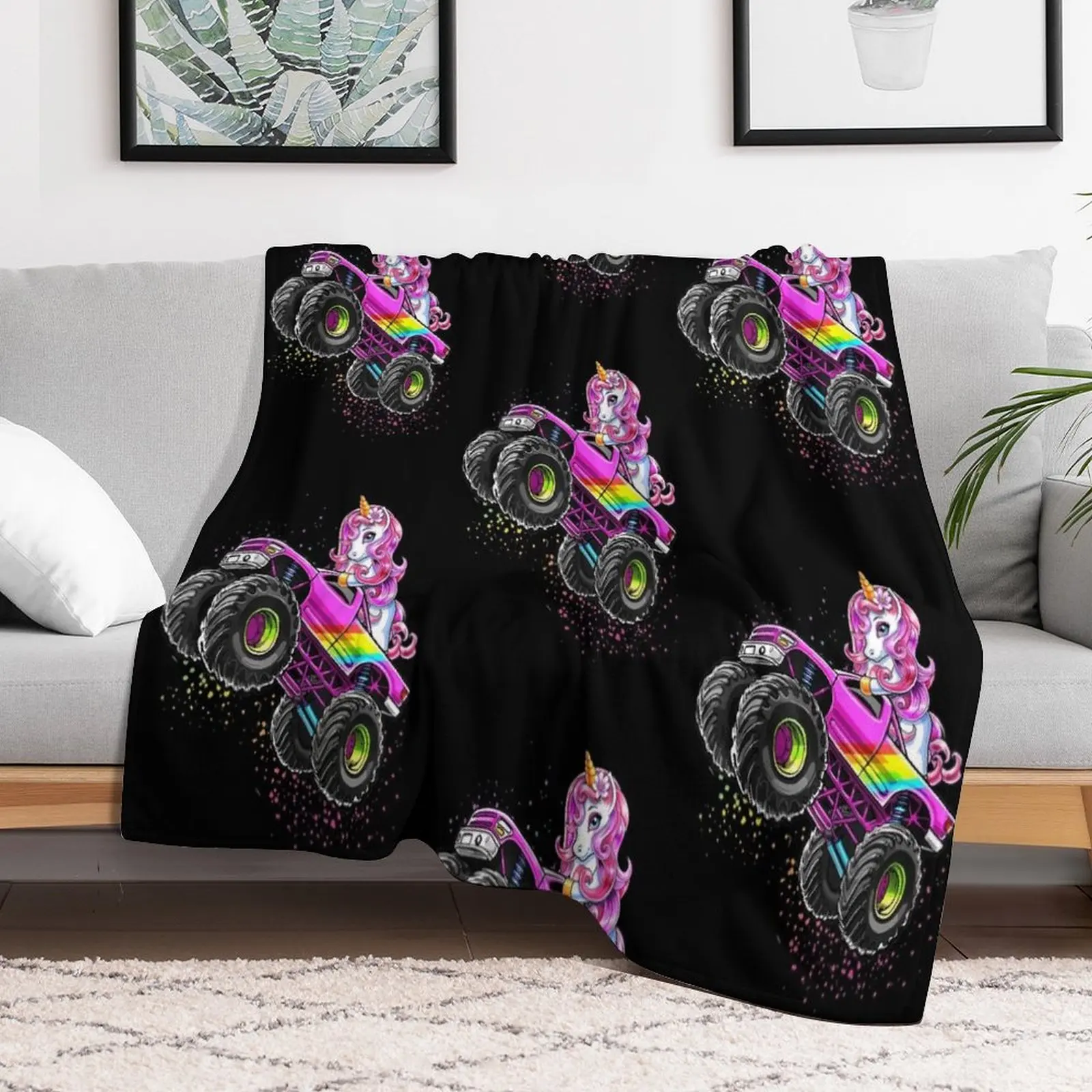 Monster Truck Unicorn Birthday Party Monster Truck Girl Gift Throw Blanket Plaid Soft Plush Plaid Thin Blankets
Monster Truck Unicorn Birthday Party Monster Truck Girl Gift Throw Blanket Plaid Soft Plush Plaid Thin Blankets