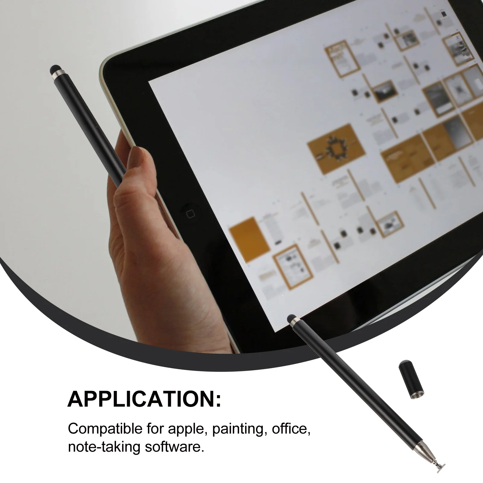 2-in-1 Magnetic Capacitive Stylus Pen Small Portable Exquisite Gift for Family Friends Compatible with All Touch Devices
2-in-1 Magnetic Capacitive Stylus Pen Small Portable Exquisite Gift for Family Friends Compatible with All Touch Devices
