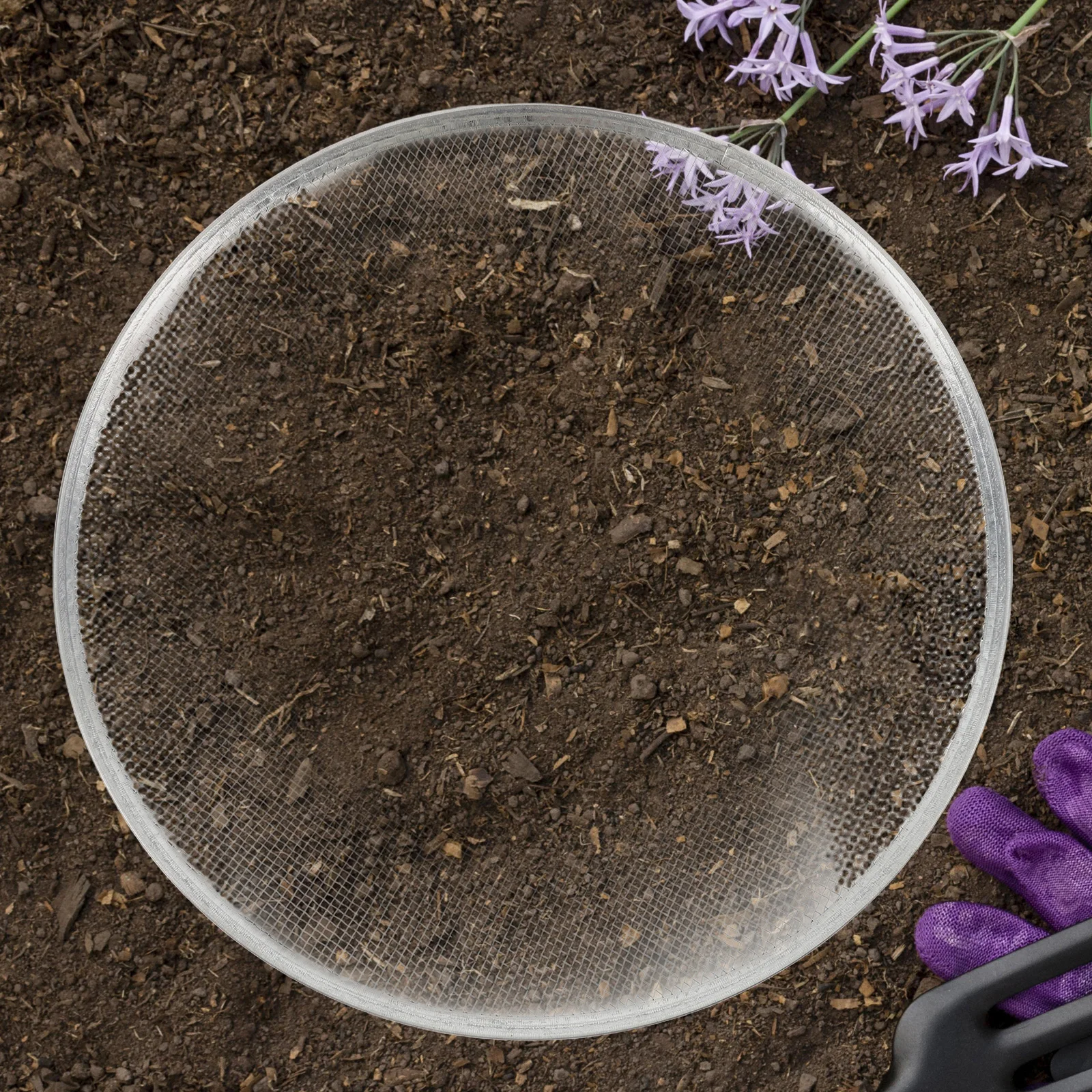Large Soil Sifter Sieve Convenient Strainer Sample for Garden Galvanized Iron Supplies
Large Soil Sifter Sieve Convenient Strainer Sample for Garden Galvanized Iron Supplies