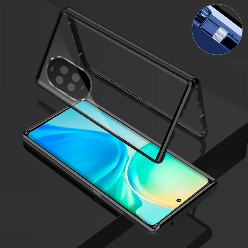Double Sided Temper Glass Metal Magnetic Phone Case For Huawei nova 12S 15 Max 9 SE 13i 11 14 10 Pro Lens Protection Cover Cases
Double Sided Temper Glass Metal Magnetic Phone Case For Huawei nova 12S 15 Max 9 SE 13i 11 14 10 Pro Lens Protection Cover Cases