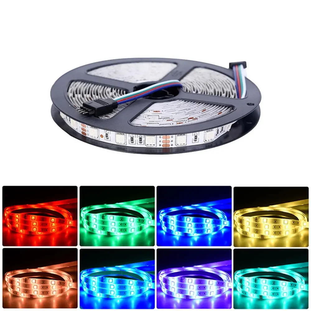 5M DC12V LED Strip Lights SMD5050 RGB 30LEDs/MIP65 Waterproof Fiexble Ribbon Diode Led Tape Bulbs Home Decor Backlight Lamp
5M DC12V LED Strip Lights SMD5050 RGB 30LEDs/MIP65 Waterproof Fiexble Ribbon Diode Led Tape Bulbs Home Decor Backlight Lamp