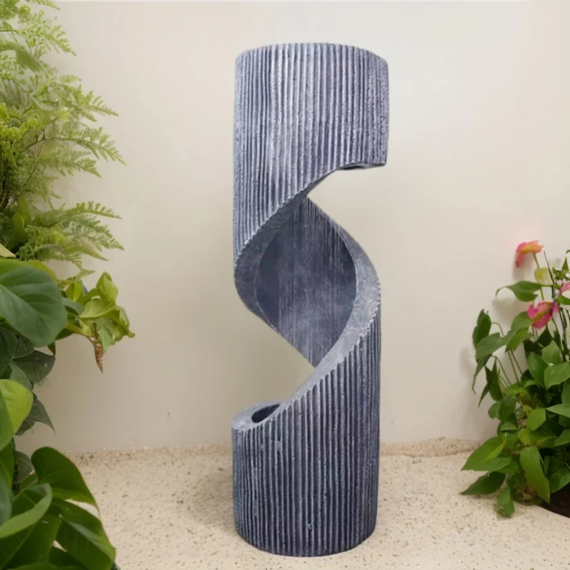 USA Spiral Geometric Shape Freestanding Garden Decor Waterfall Outdoor Water Fountain With Led Lights for Lawn Patio Decor
USA Spiral Geometric Shape Freestanding Garden Decor Waterfall Outdoor Water Fountain With Led Lights for Lawn Patio Decor