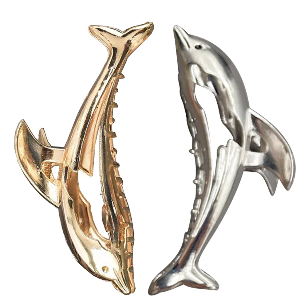 2Pcs Dolphin Hairpin Zinc Alloy Claw Clips Clamps for Women Large Small Hair Accessories Jaw Clamps Thick Fine Long Hair Wedding
2Pcs Dolphin Hairpin Zinc Alloy Claw Clips Clamps for Women Large Small Hair Accessories Jaw Clamps Thick Fine Long Hair Wedding