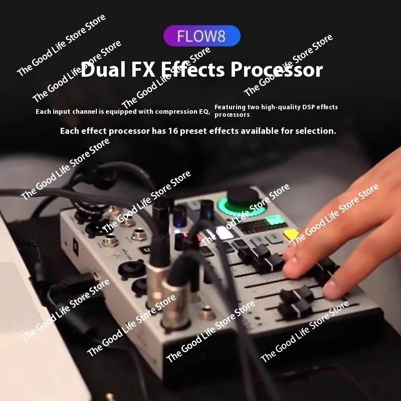 For Behringer FLOW8 Digital Mixer USB Audio Interface for PC Mac Recording Streaming Podcast Studio Sound Card
For Behringer FLOW8 Digital Mixer USB Audio Interface for PC Mac Recording Streaming Podcast Studio Sound Card