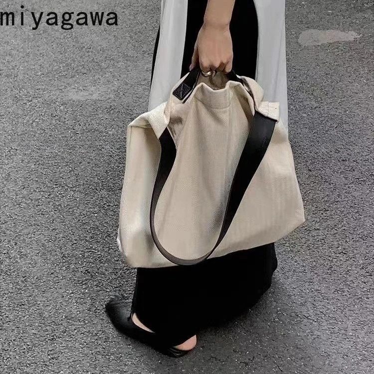Miyagawa Korean Niche Style Canvas Bag Causal Large Capacity Women's Single Shoulder Crossbody Bags
Miyagawa Korean Niche Style Canvas Bag Causal Large Capacity Women's Single Shoulder Crossbody Bags