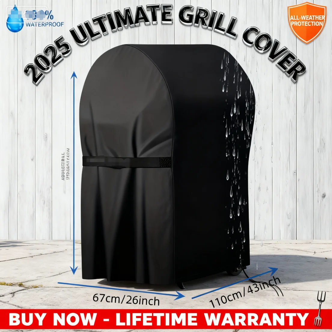 Пыленепроницаемый, водонепроницаемый, непромокаемый, солнцезащитный полукруглый чехол для гриля для барбекю
Пыленепроницаемый, водонепроницаемый, непромокаемый, солнцезащитный полукруглый чехол для гриля для барбекю