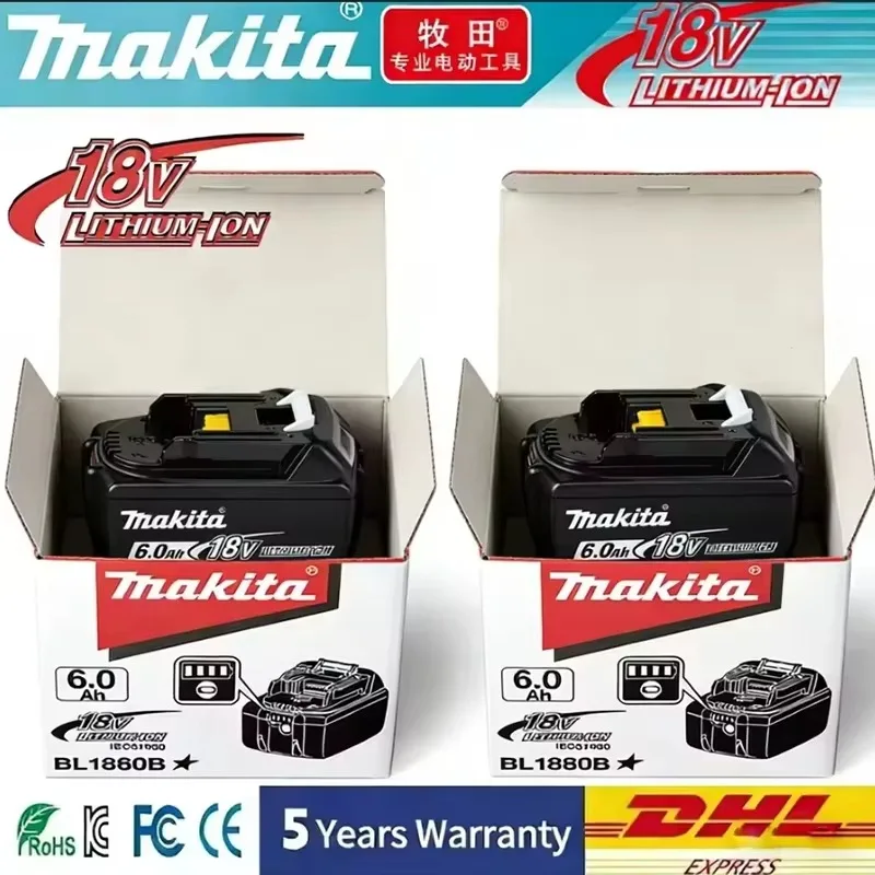 Makita BL1840 5Ah 18V Lithium Battery Replacement for BL1860B BL1830B, BL1850B, BL1815 100% Genuine
Makita BL1840 5Ah 18V Lithium Battery Replacement for BL1860B BL1830B, BL1850B, BL1815 100% Genuine