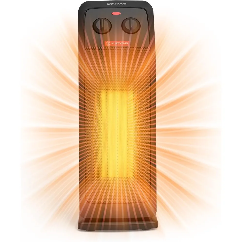 18" Tower Heater for Indoor Use 1500W Fast Heating Ceramic Electric with Thermostat 3 Modes, Tip-Over Protection Portable Heater
18" Tower Heater for Indoor Use 1500W Fast Heating Ceramic Electric with Thermostat 3 Modes, Tip-Over Protection Portable Heater