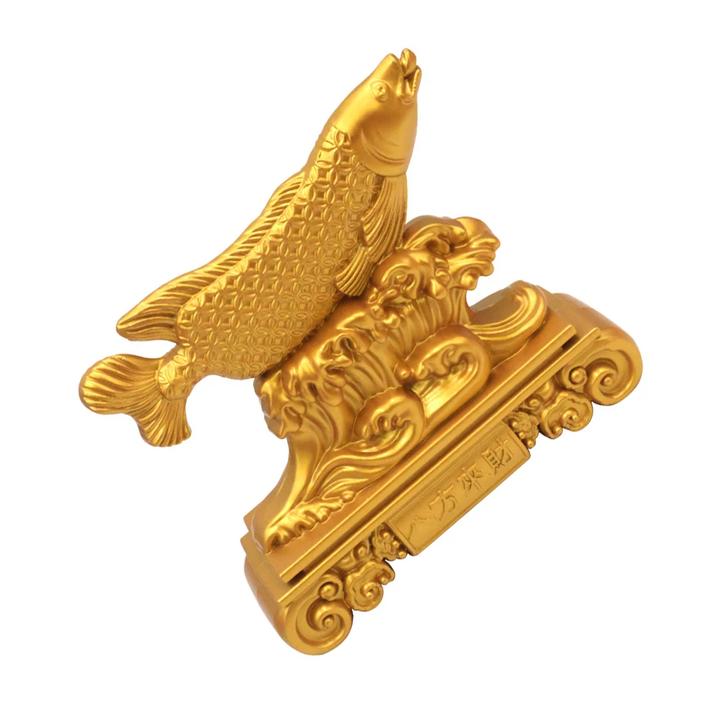 Golden Dragon Fish Statue Home Decor Zinc Alloy Craft Lightweight Realistic Detail Car Ornament Indoor Model Shop Gift 
Golden Dragon Fish Statue Home Decor Zinc Alloy Craft Lightweight Realistic Detail Car Ornament Indoor Model Shop Gift