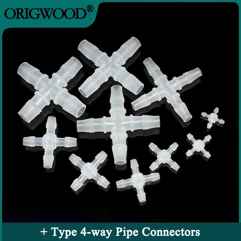 10pcs Water Connector Dia 2.4~20mm PP + Type 4-way Splitter Pipe Tube Hose irrigate Joint Adapter Tapered Head Food Grade
10pcs Water Connector Dia 2.4~20mm PP + Type 4-way Splitter Pipe Tube Hose irrigate Joint Adapter Tapered Head Food Grade