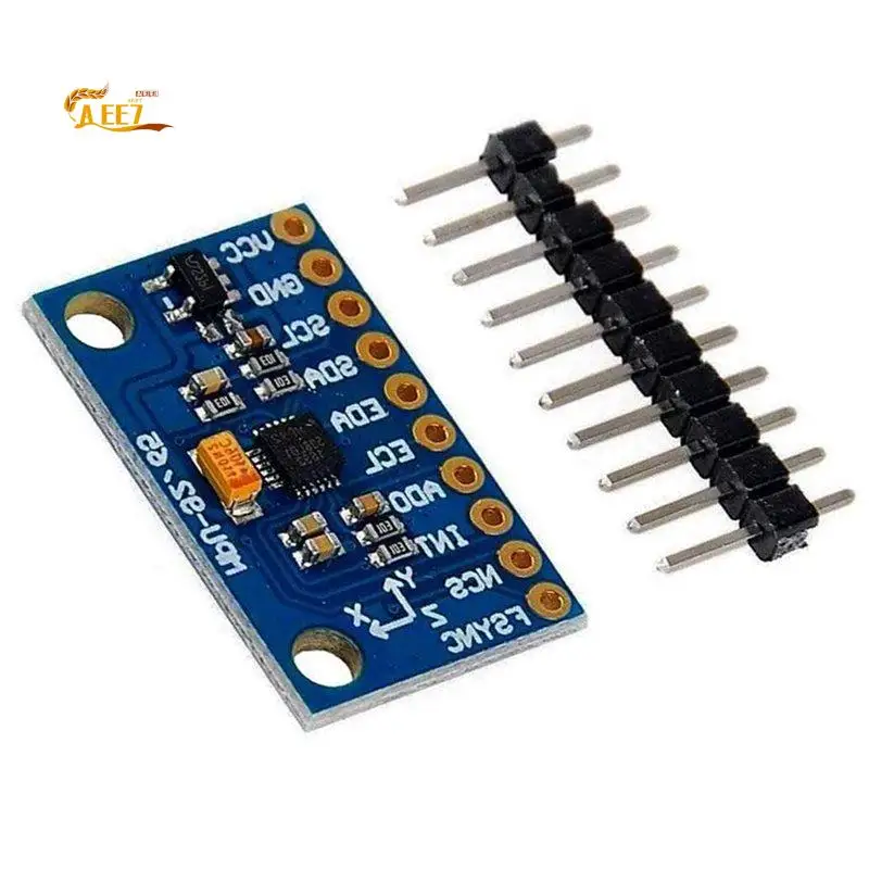AEE7-MPU-9265 GY-9265 9-Axis 9 DOF 16 Bit Gyroscope Acceleration Magnetic Sensor 9-Axis Attitude +Gyro+Accelerator
AEE7-MPU-9265 GY-9265 9-Axis 9 DOF 16 Bit Gyroscope Acceleration Magnetic Sensor 9-Axis Attitude +Gyro+Accelerator