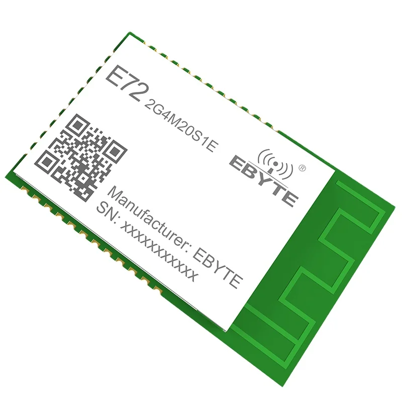 Ebyte ODM E72-2G4M20S1E CC2652P 2.4G Zigbee Low Energy BLE 5.0 Multi-protocol Wireless Communication Module with PCB Antenna
Ebyte ODM E72-2G4M20S1E CC2652P 2.4G Zigbee Low Energy BLE 5.0 Multi-protocol Wireless Communication Module with PCB Antenna