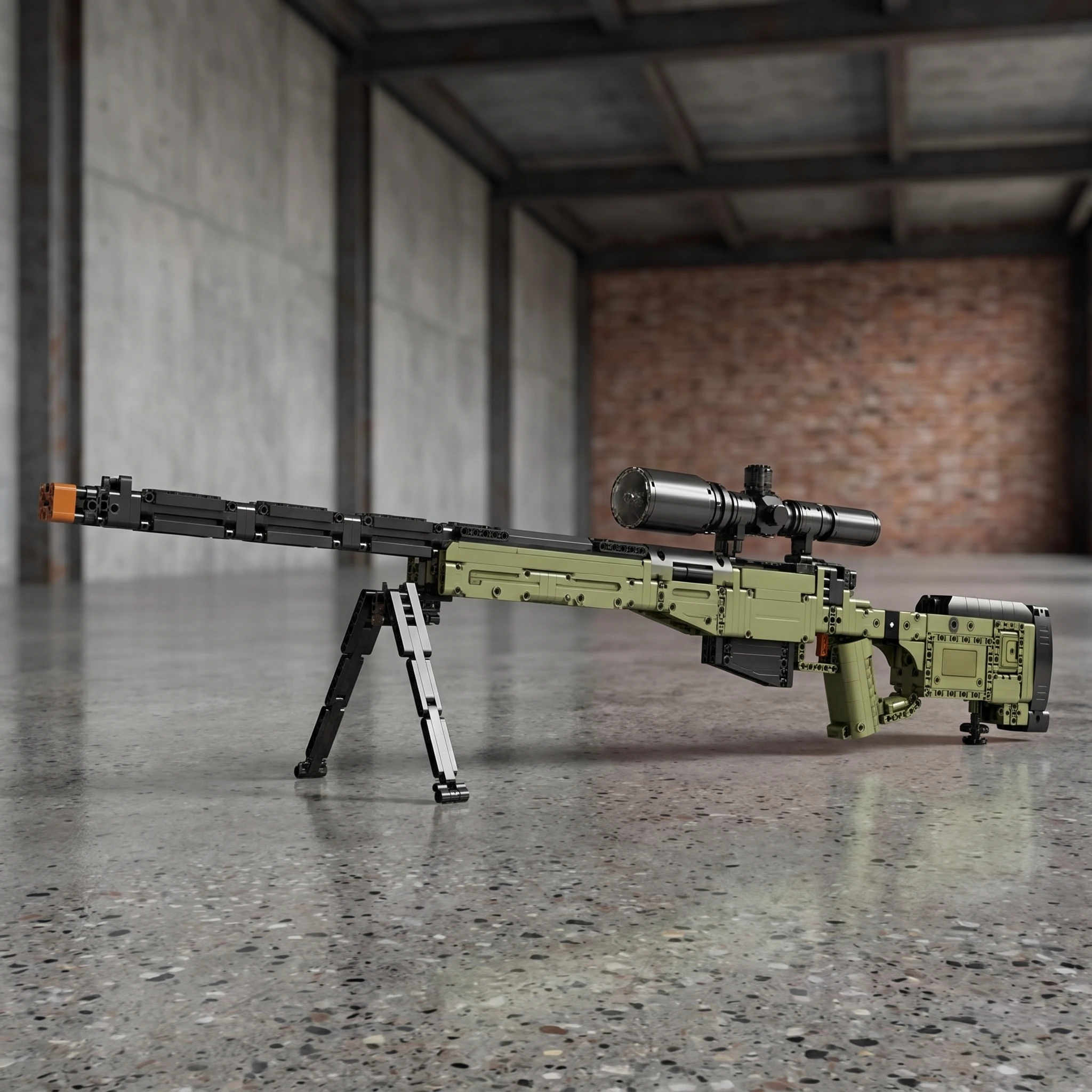 Набор строительных блоков AWM Sniper Rifle, 1245 деталей, модель супер-магнум винтовки с реалистичным прицелом, военная игрушка, коллекционный подарок на праздник
Набор строительных блоков AWM Sniper Rifle, 1245 деталей, модель супер-магнум винтовки с реалистичным прицелом, военная игрушка, коллекционный подарок на праздник