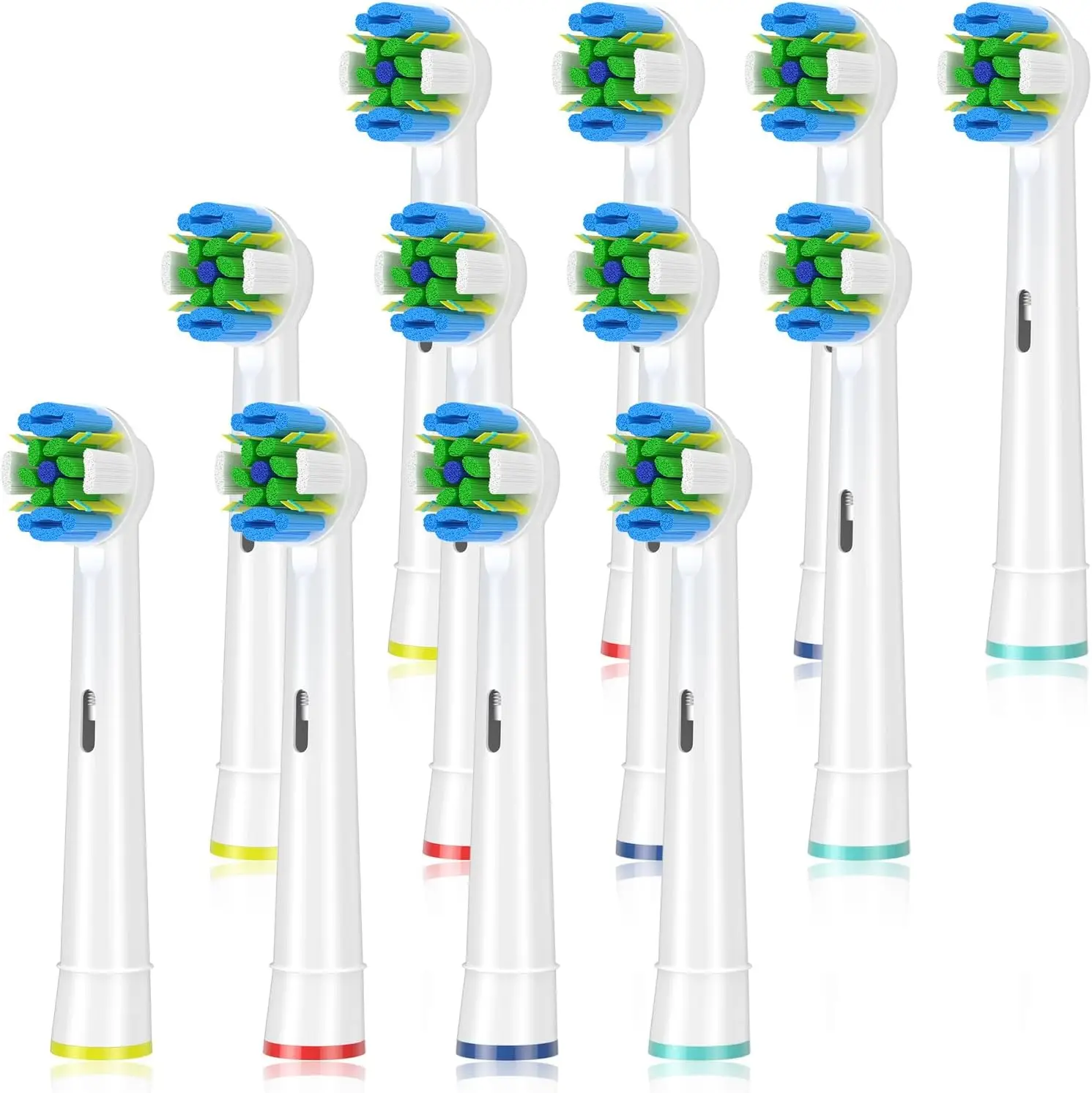 12-Pack Replacement Brush Heads for Oral-B Electric Toothbrush, Floss Action Compatible with Pro 1000, Genius, Smart Series
12-Pack Replacement Brush Heads for Oral-B Electric Toothbrush, Floss Action Compatible with Pro 1000, Genius, Smart Series